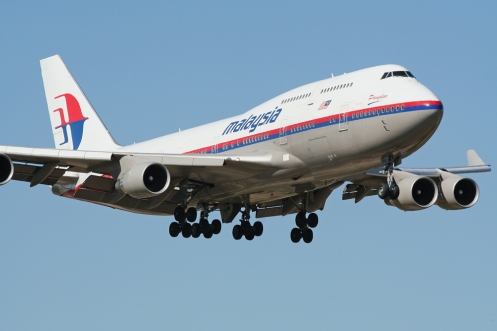9M-MPN Malaysian Airlines Boeing 747-400